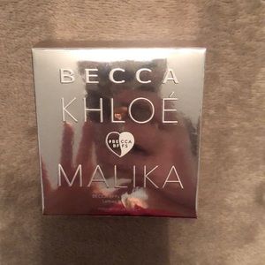 Becca Khloe x Malika glow letters